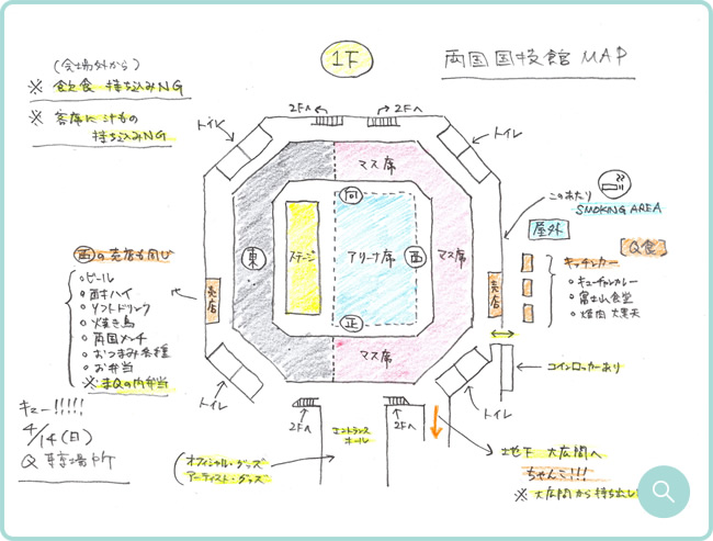 東京場所MAP 1F